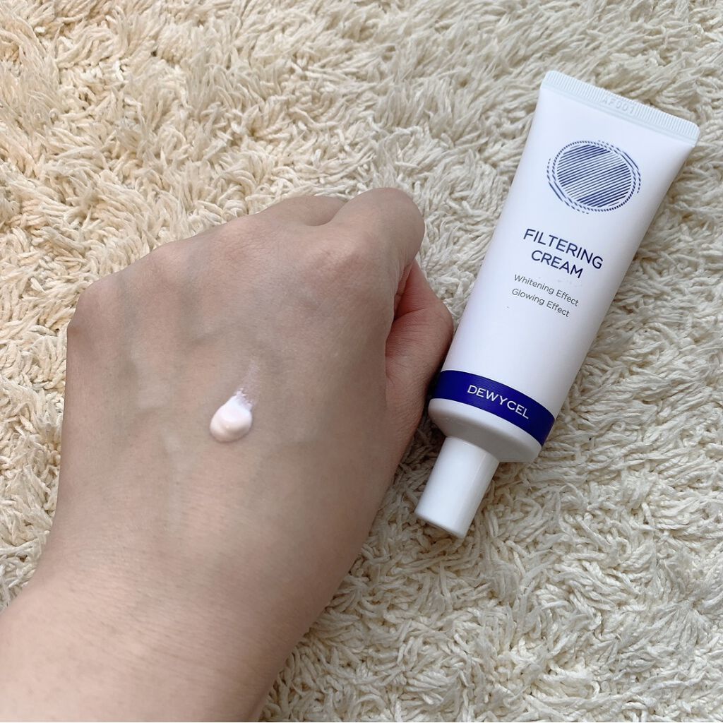 フィルタリングクリーム/DEWYCEL/日焼け止めクリームを使ったクチコミ（2枚目）