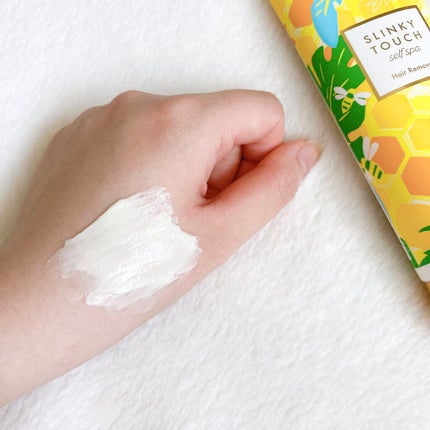 除毛クリーム ジャスミンハニー/スリンキータッチ セルフスパ/除毛クリームを使ったクチコミ(4枚目)