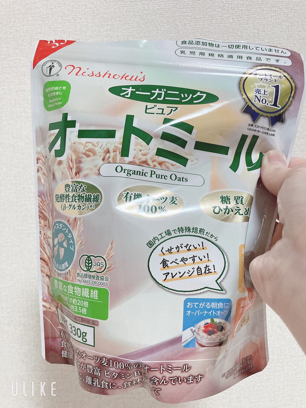 プレミアム ピュア オートミール/ニッショク/オートミールを使ったクチコミ(1枚目)