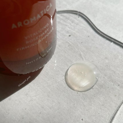 バイタライジング ローズマリー ファーミング アンプル/AROMATICA/美容液を使ったクチコミ(5枚目)