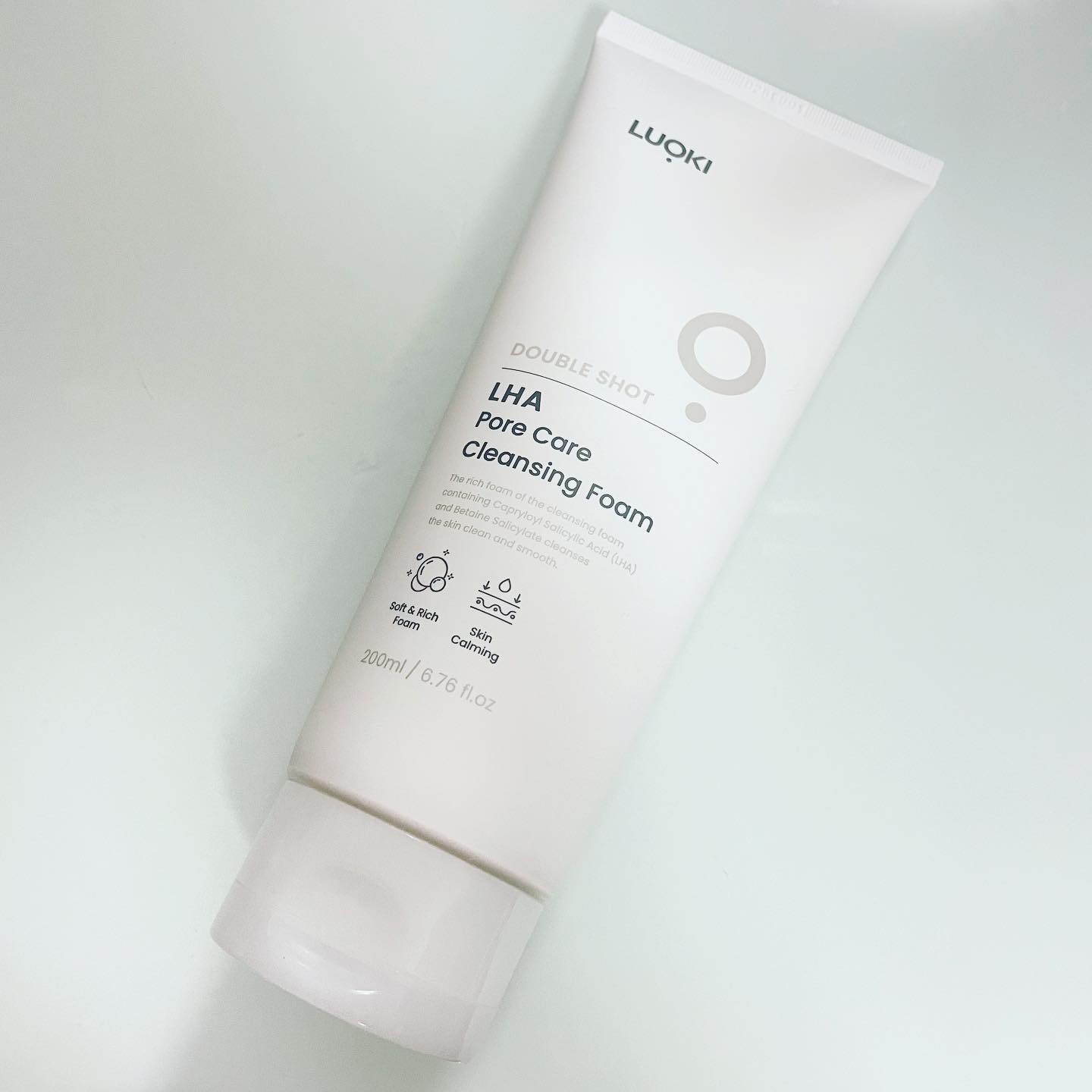 ダブルショットLHA毛穴ケアクレンジングフォーム /LUOKI/クレンジングクリームを使ったクチコミ（2枚目）