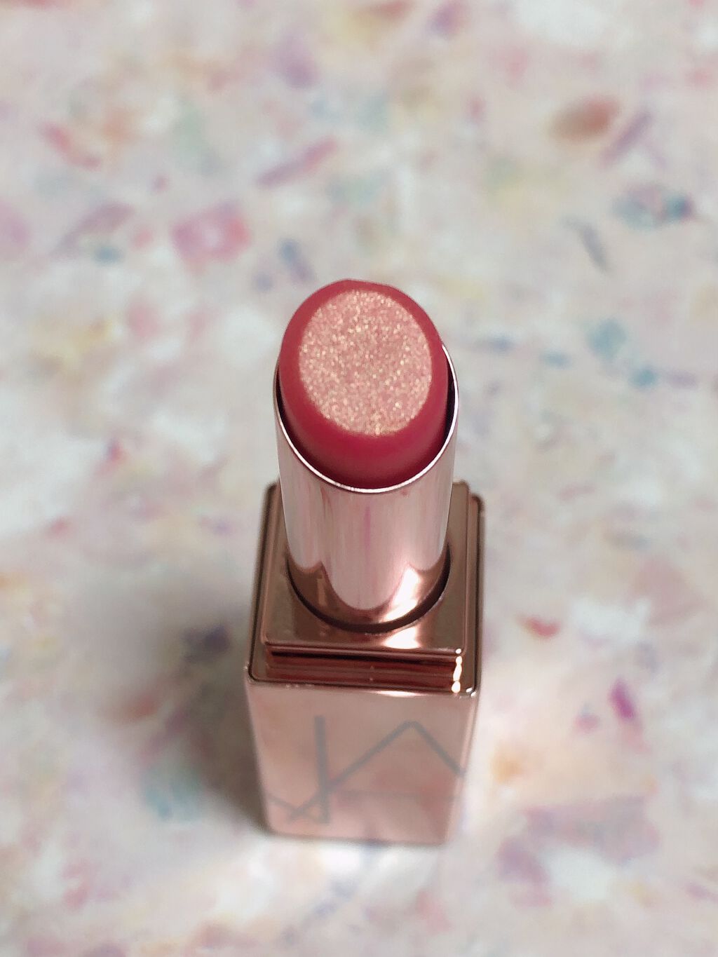 ミニオーガズム リップ＆ハイライターデュオ/NARS/メイクアップキットを使ったクチコミ（3枚目）