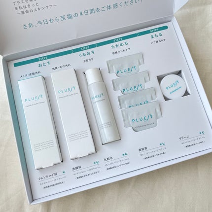 集中トライアル 5点セット/PLUEST/スキンケアキットを使ったクチコミ(2枚目)