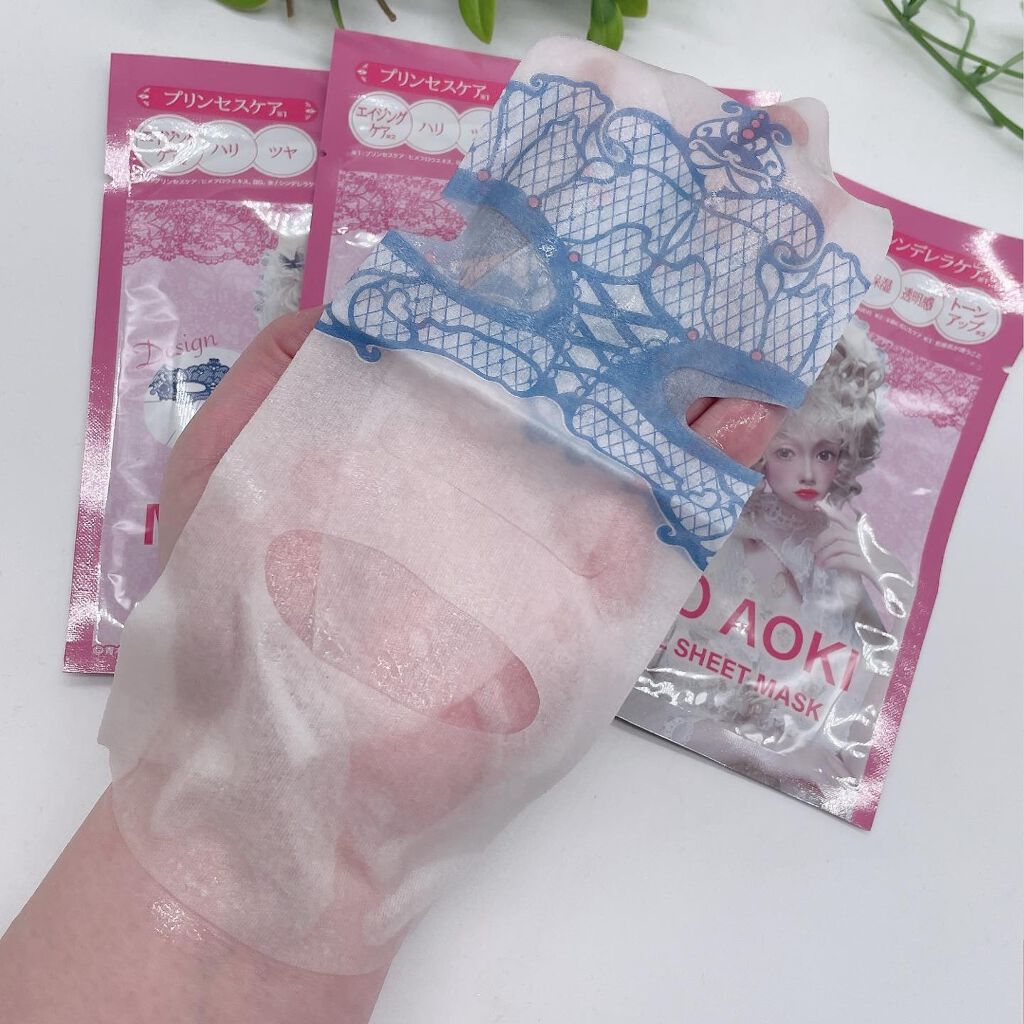 ロリータフェイシャルマスク/MISAKO  AOKI/シートマスク・パックを使ったクチコミ（3枚目）