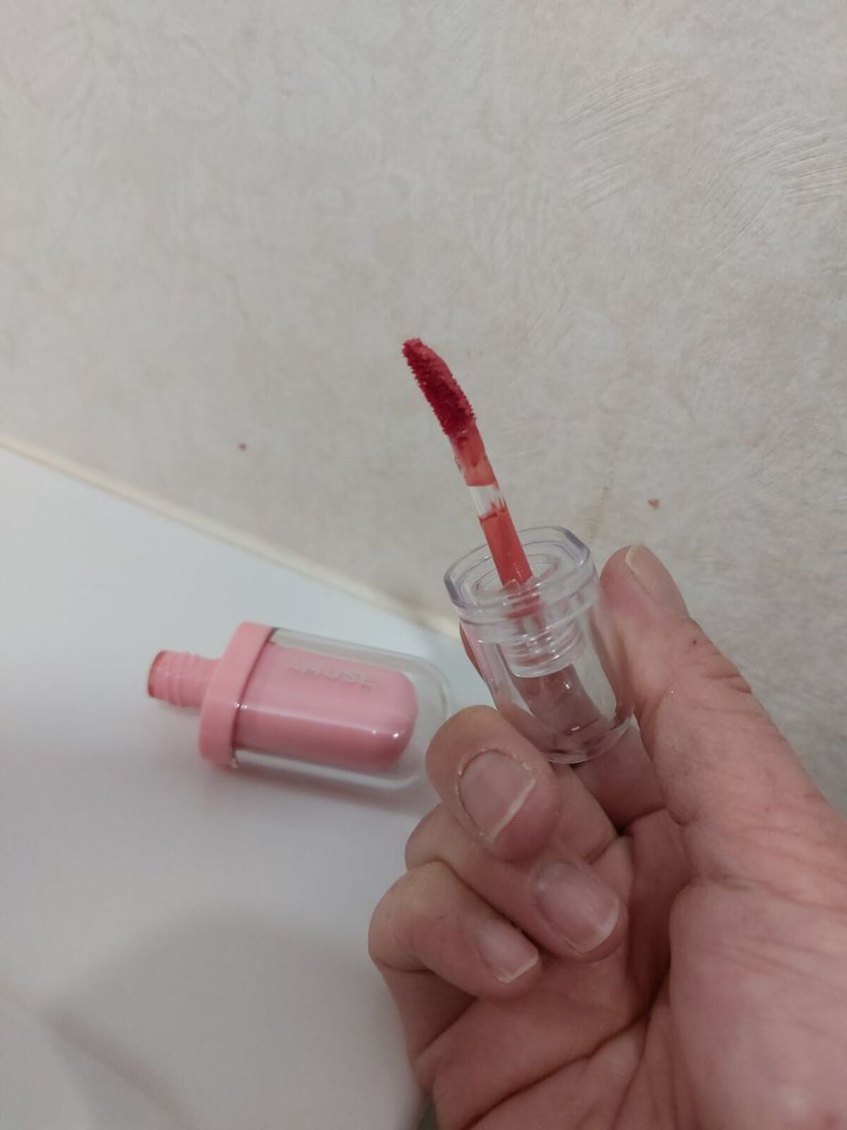 ジェルフィットティント/AMUSE/リップティントを使ったクチコミ(2枚目)