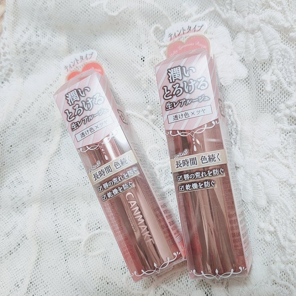 メルティールミナスルージュ(ティントタイプ)/キャンメイク/リップティントを使ったクチコミ(1枚目)