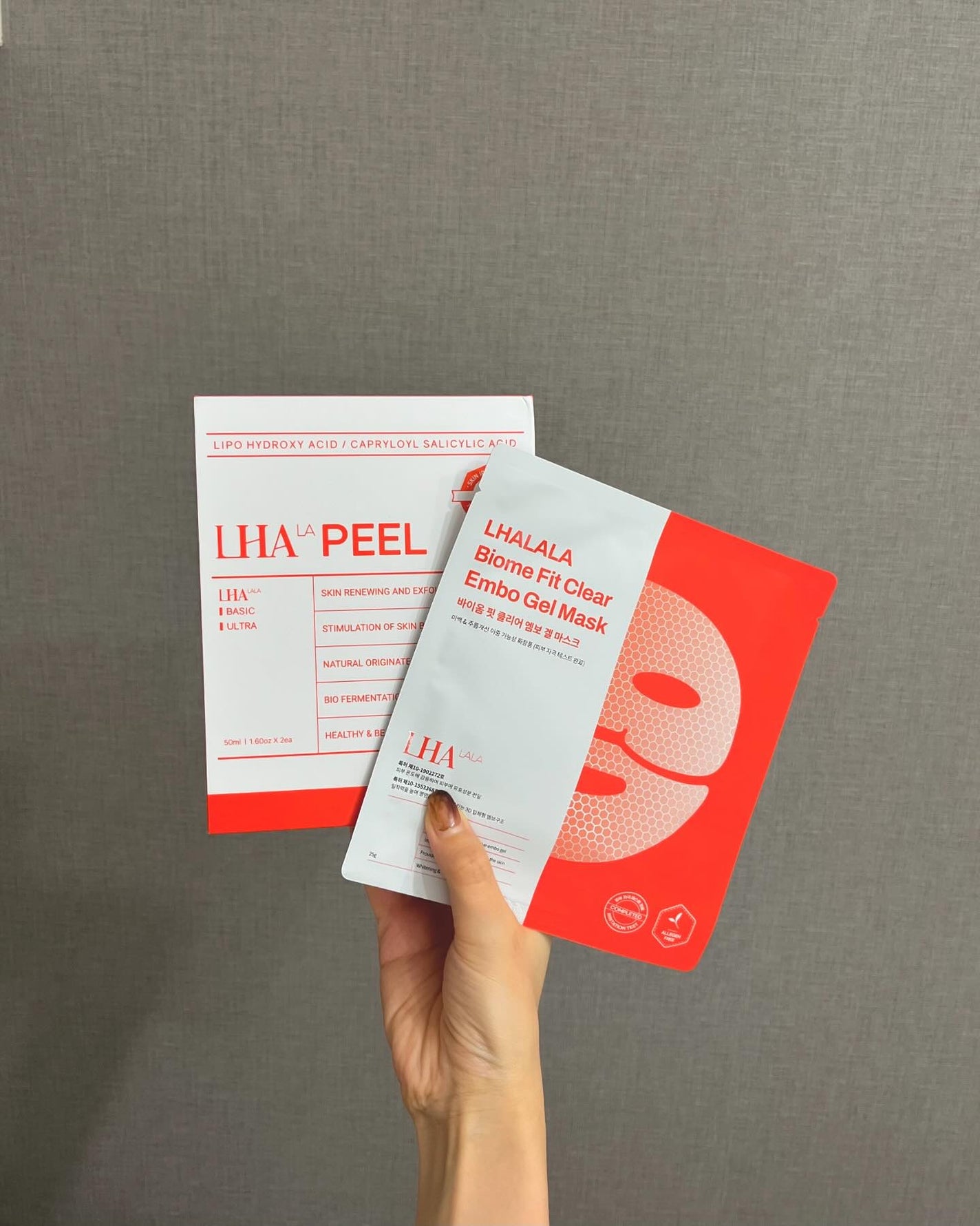 パック・フェイスマスク LHALA Peel 50ml 限定シートマスク・パック】LHALALA PEEL/ララパック(フェイス