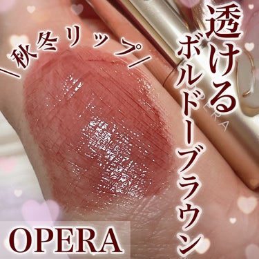 オペラ リップティント N 10 ボルドーブラウン/OPERA/口紅を使ったクチコミ（1枚目）