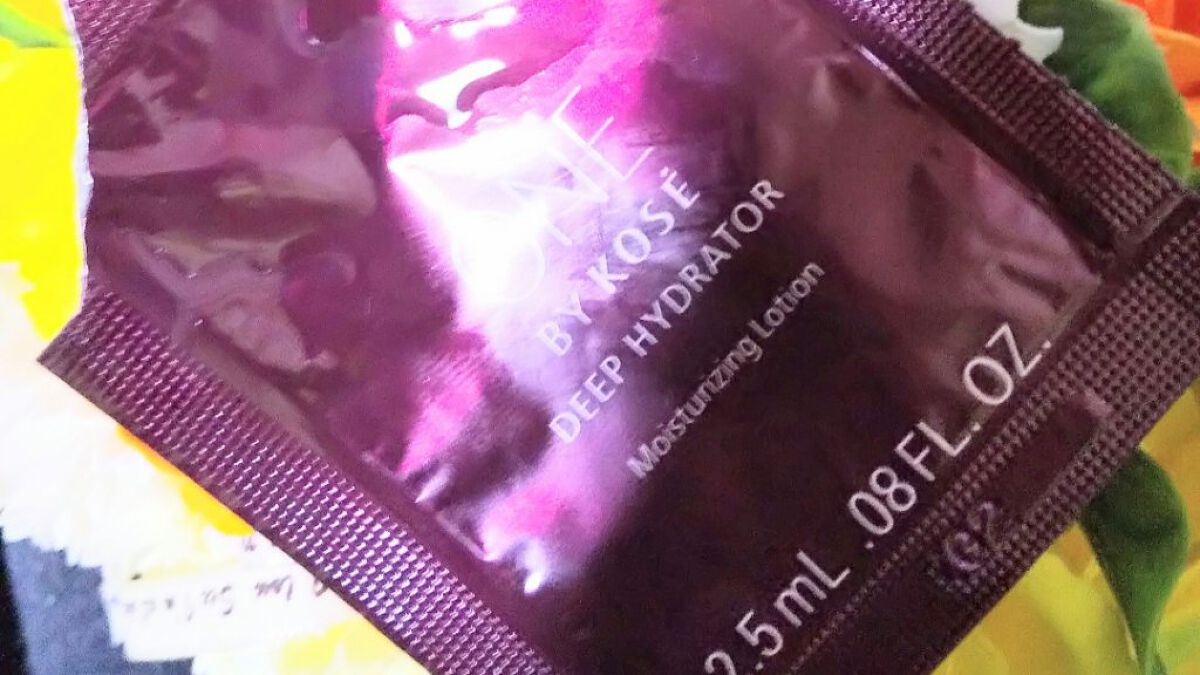 ディープ ハイドレーター/ONE BY KOSE/化粧水を使ったクチコミ（2枚目）