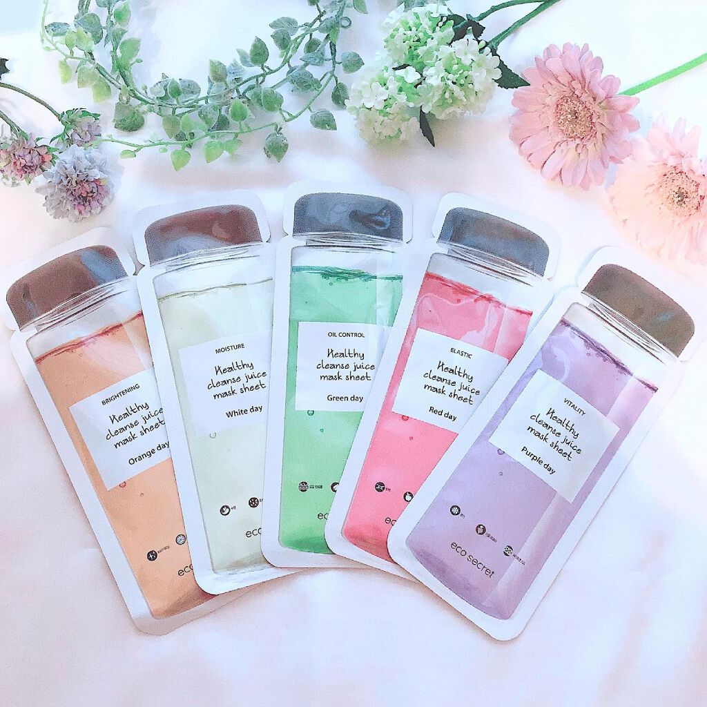 ヘルシークレンズジュースマスクパック/eco secret/シートマスク・パックを使ったクチコミ（1枚目）