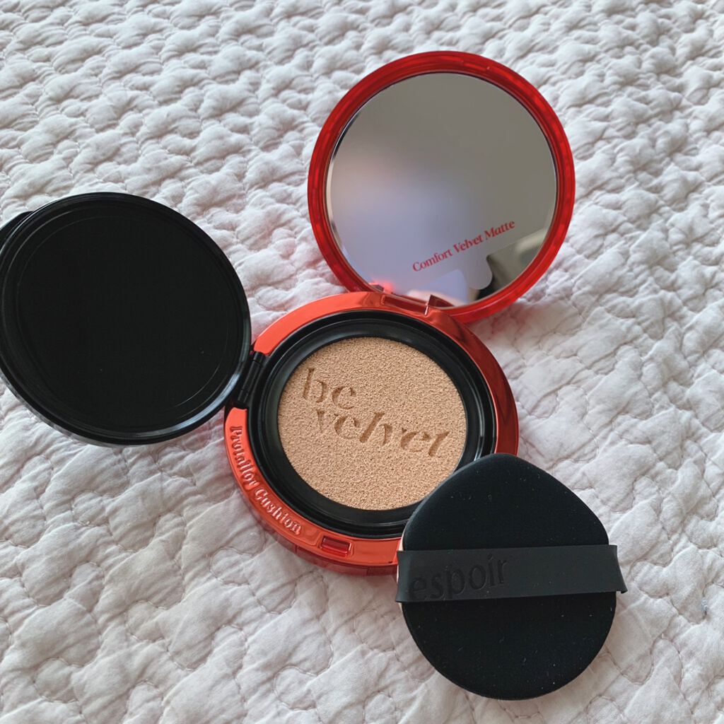 プロテーラービーベルベットカバークッション/espoir/クッションファンデーションを使ったクチコミ（2枚目）