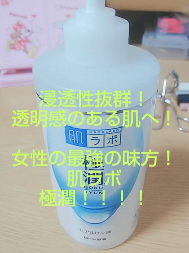極潤ヒアルロン液（ハダラボモイスト化粧水d） 400ml（ポンプ）/肌ラボ/化粧水を使ったクチコミ（1枚目）