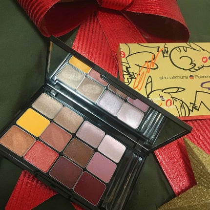 ピカシュウ アイ パレット‐サンダーショック/shu uemura/アイシャドウパレットを使ったクチコミ(2枚目)