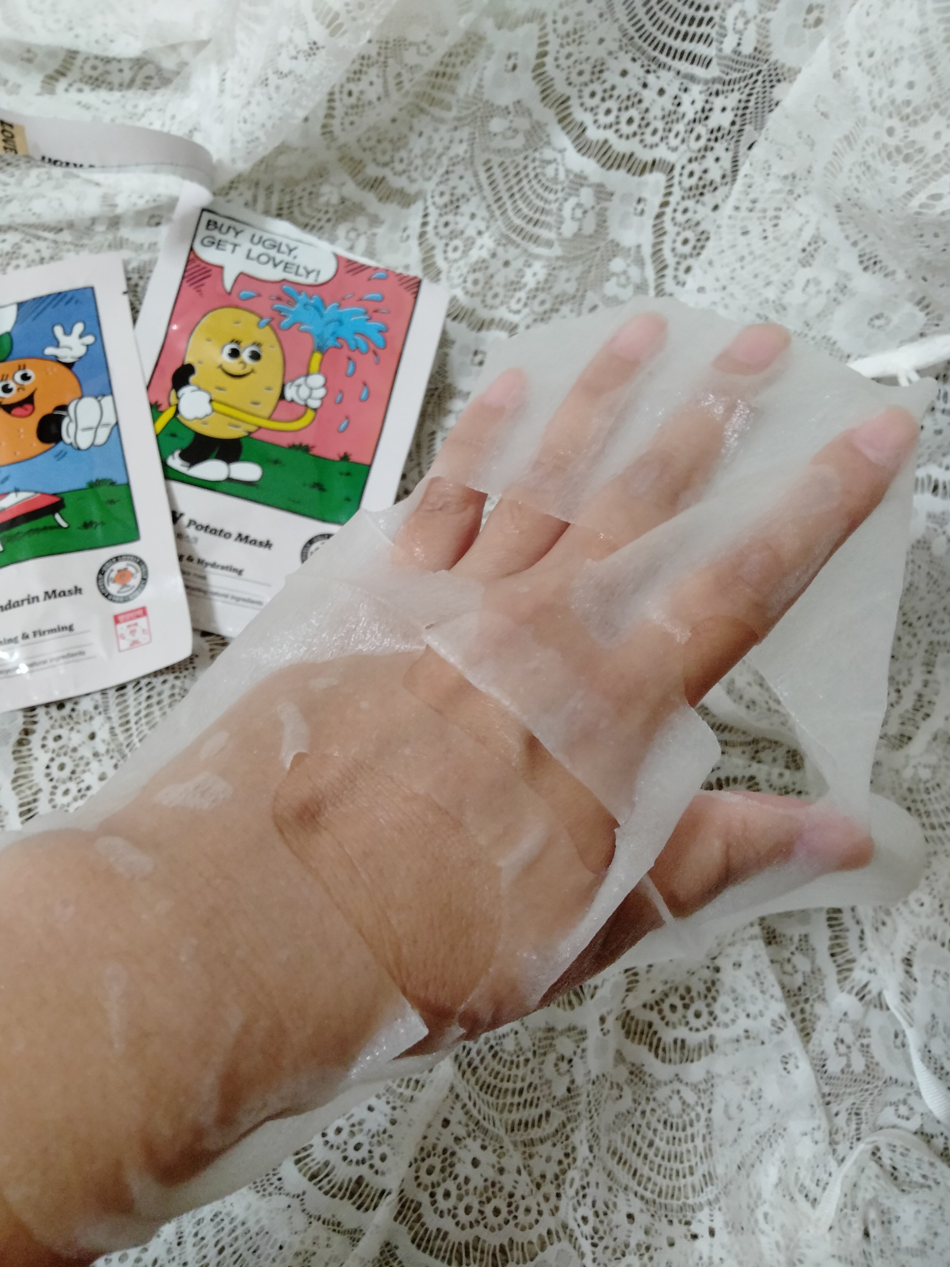 ポテトマスクパック/UGLY LOVELY/シートマスク・パックを使ったクチコミ（2枚目）