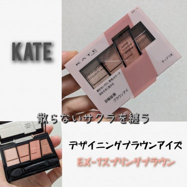 デザイニングブラウンアイズ/KATE/アイシャドウパレットを使ったクチコミ（1枚目）