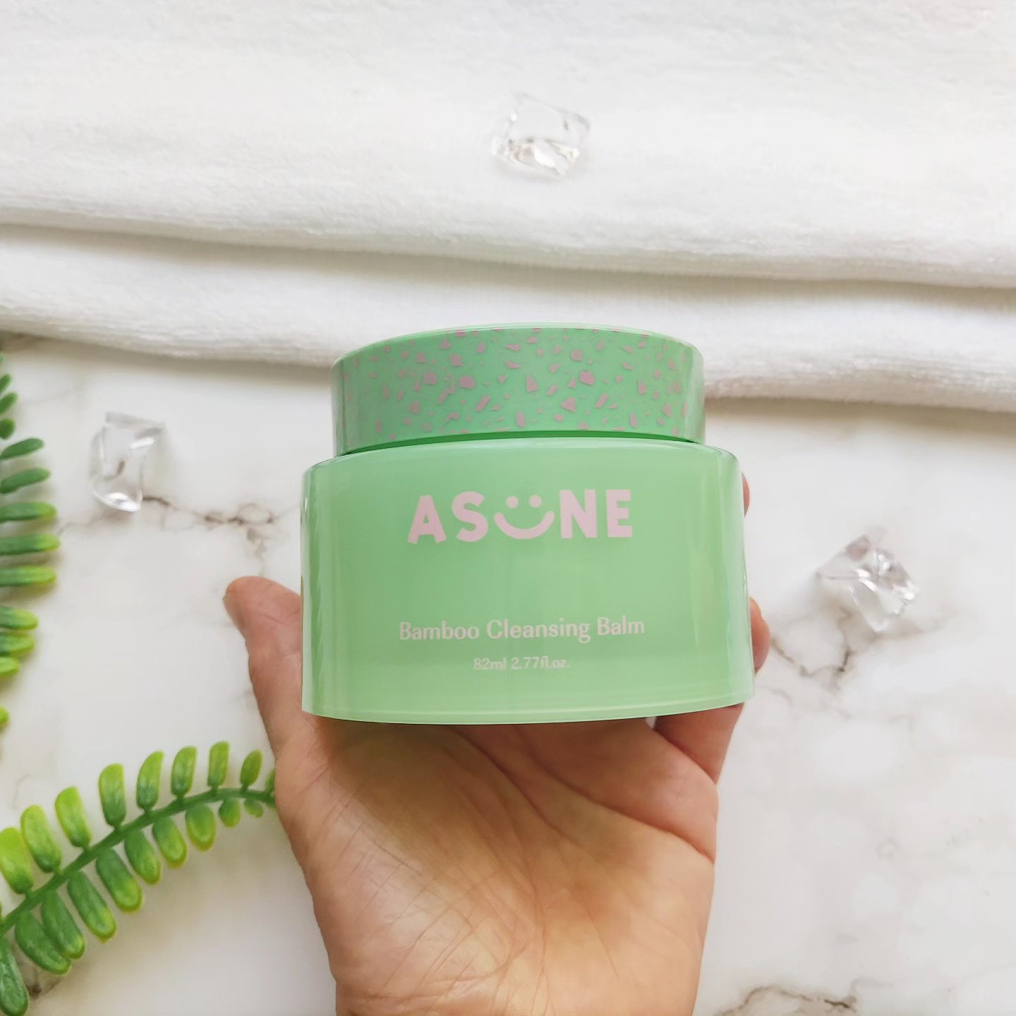 バンブークレンジングバーム/ASUNE /クレンジングバームを使ったクチコミ（3枚目）