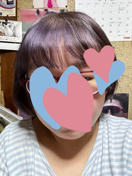 wabi on LIPS 「赤みのあったアッシュ系の色の髪に#カラーバターの#ロイヤルブル..」(4枚目)