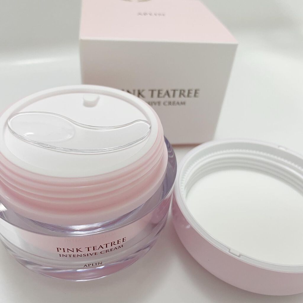 ピンクティーツリークリーム/APLIN/フェイスクリームを使ったクチコミ（2枚目）