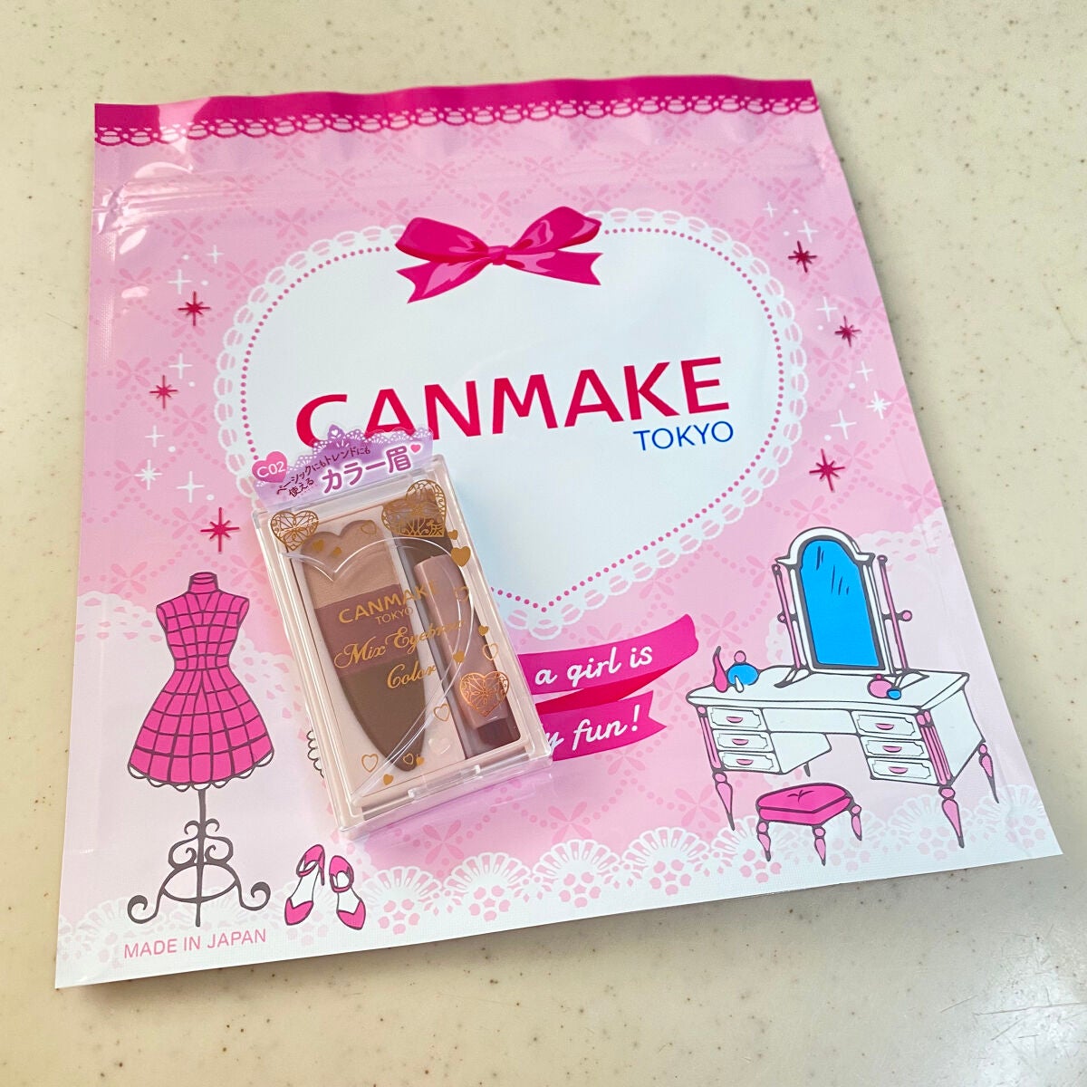 ミックスアイブロウカラー/キャンメイク/パウダーアイブロウを使ったクチコミ(3枚目)