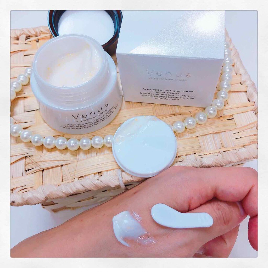 Venus VC WHITENING CREAM/Venus SKIN/フェイスクリームを使ったクチコミ（2枚目）