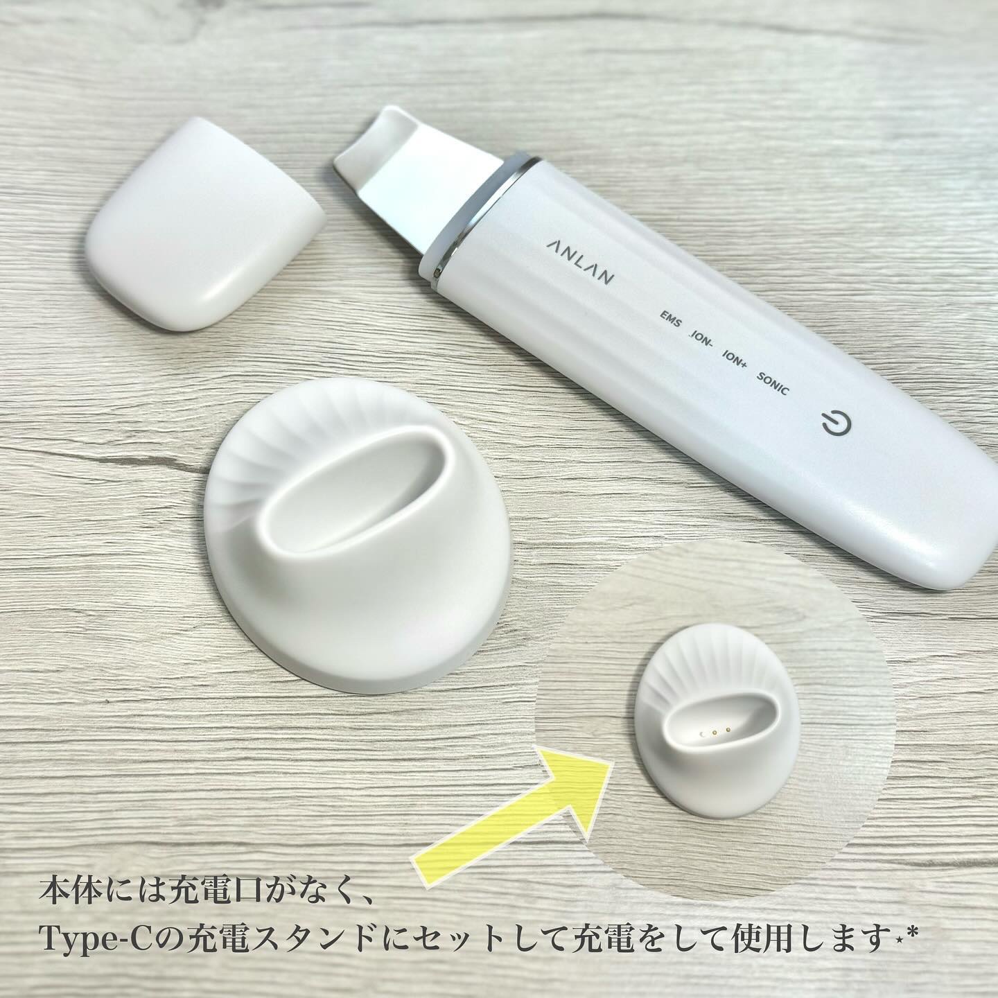 ロイヤル ウォーターピーリング IPX7完全防水/ANLAN/美顔器・マッサージを使ったクチコミ（2枚目）