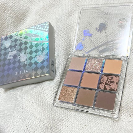 クォーツ 9色アイシャドウパレット(ドリームランドアイシャドウ)/ZEESEA/アイシャドウパレットを使ったクチコミ(4枚目)