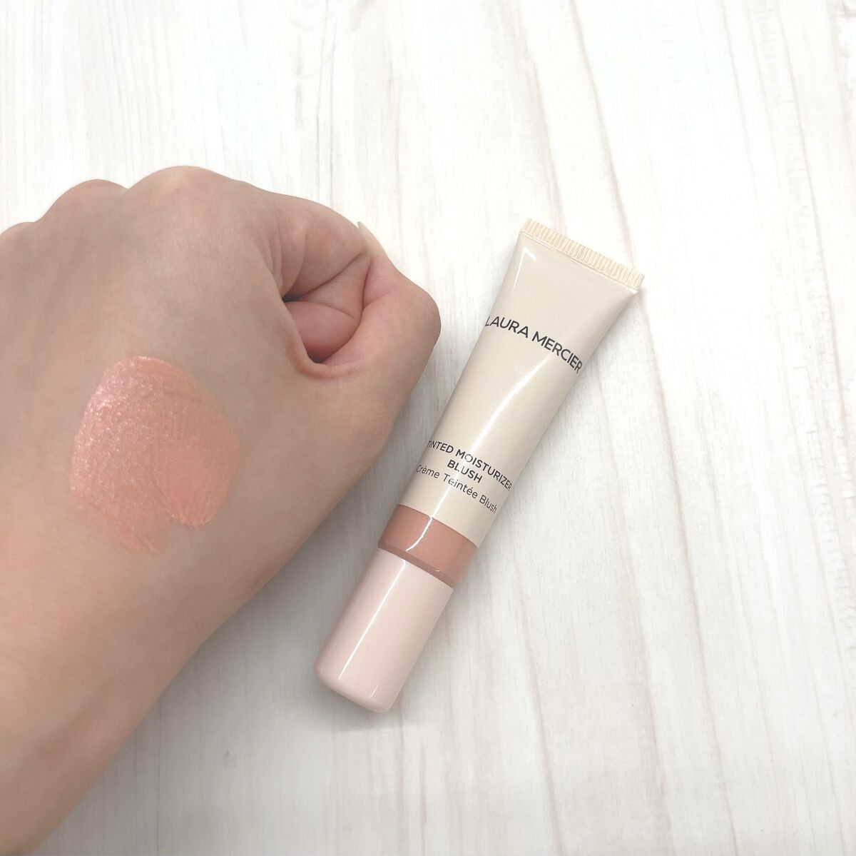 ティンティド モイスチャライザー ブラッシュ/ローラ メルシエ/ジェル・クリームチークを使ったクチコミ（3枚目）