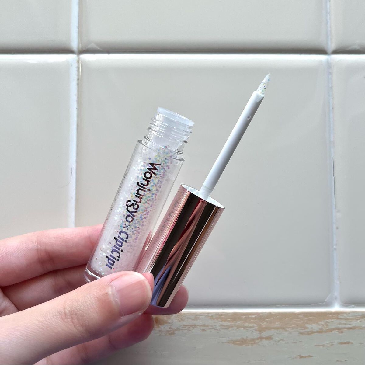 ウォンジョンヨ ダイヤモンドライナー/Wonjungyo/リキッドアイシャドウを使ったクチコミ(2枚目)