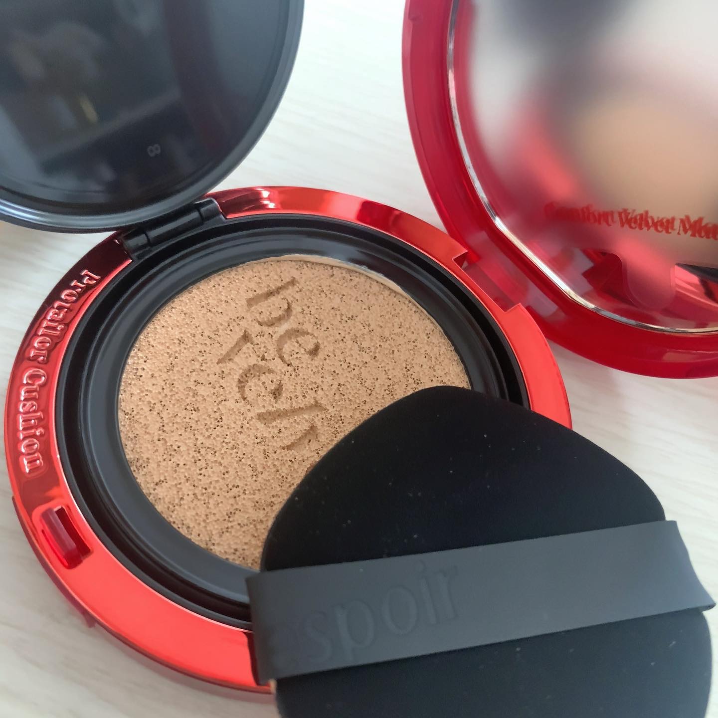 プロテーラービーベルベットカバークッション/espoir/クッションファンデーションを使ったクチコミ（1枚目）