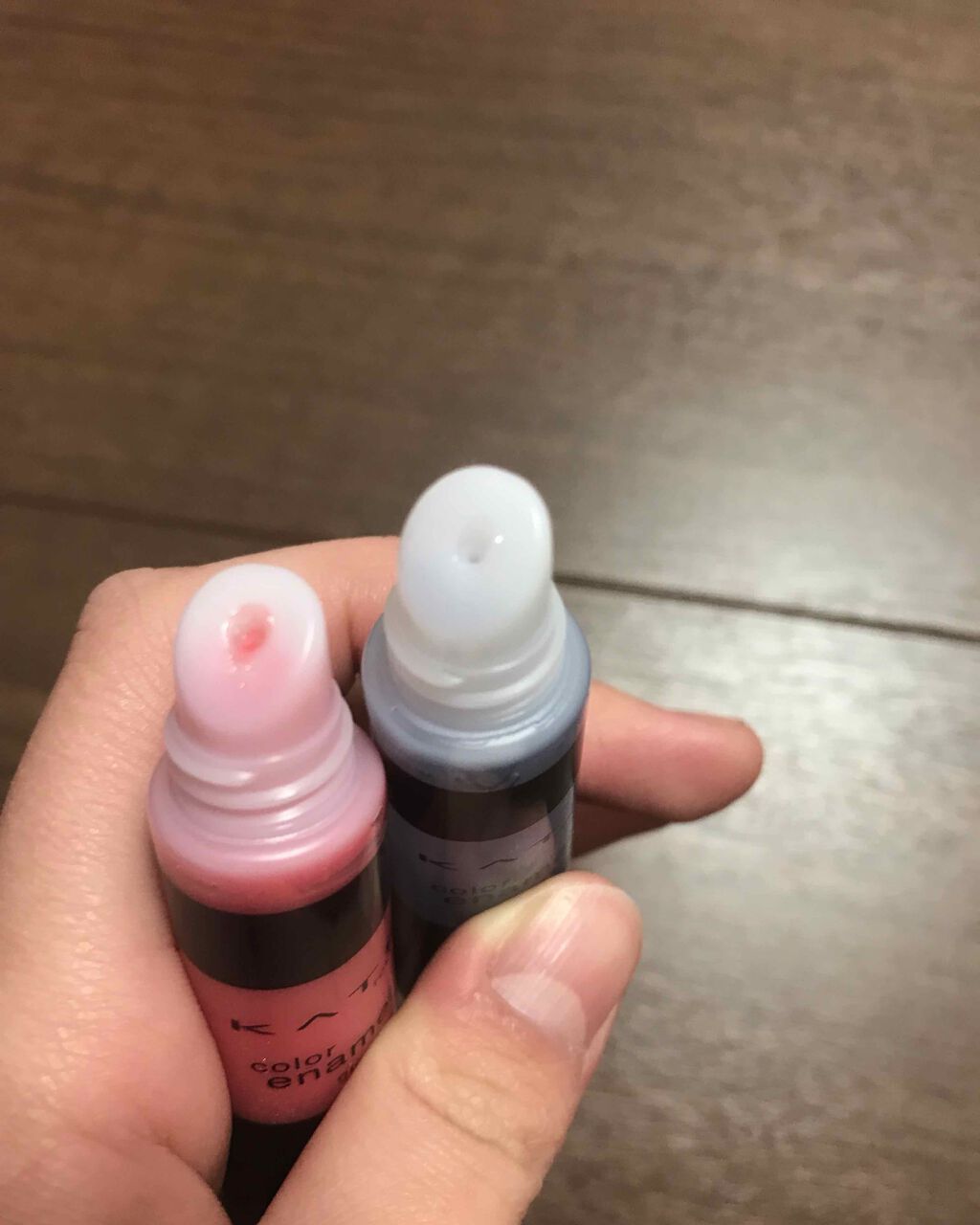 カラーエナメルグロス/KATE/リップグロスを使ったクチコミ(2枚目)