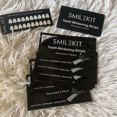 teeth whitening strips charcoal &mint/SmileKit/その他オーラルケアを使ったクチコミ（1枚目）