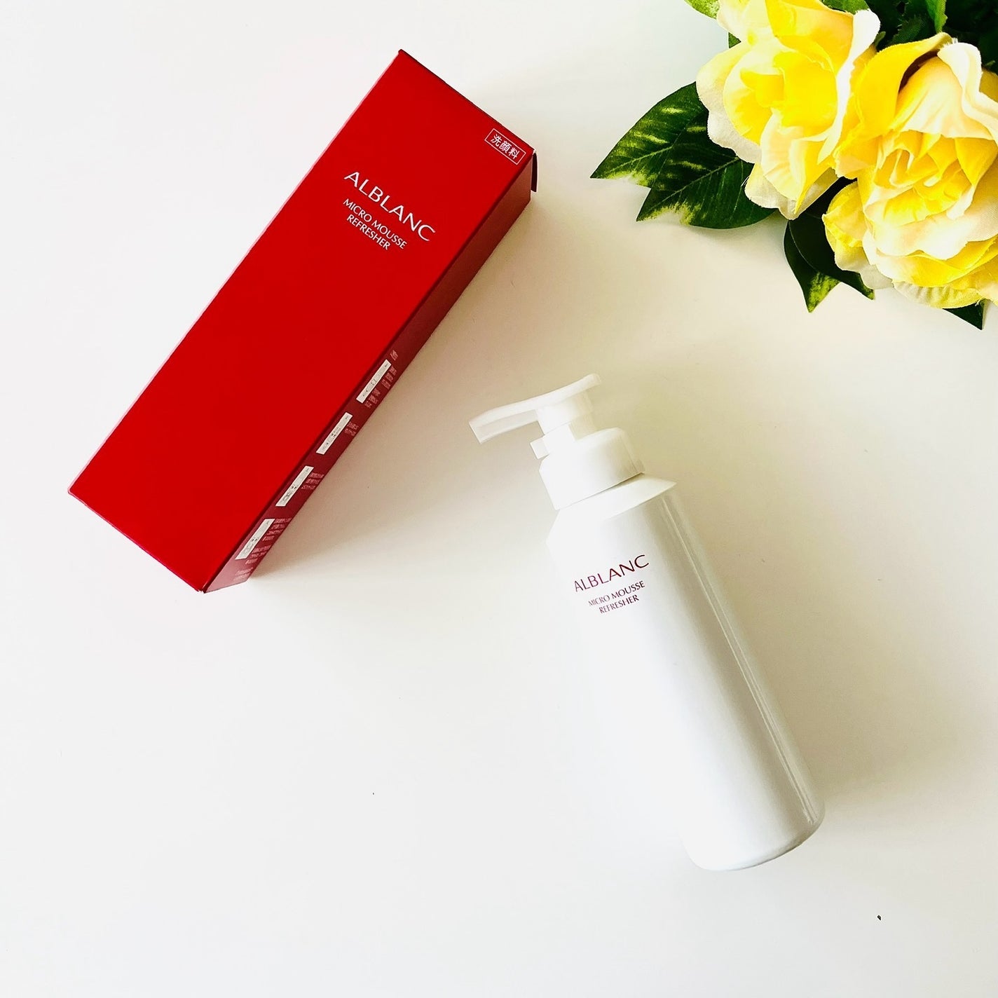 マイクロムース リフレッシャー/ALBLANC/泡洗顔を使ったクチコミ(1枚目)