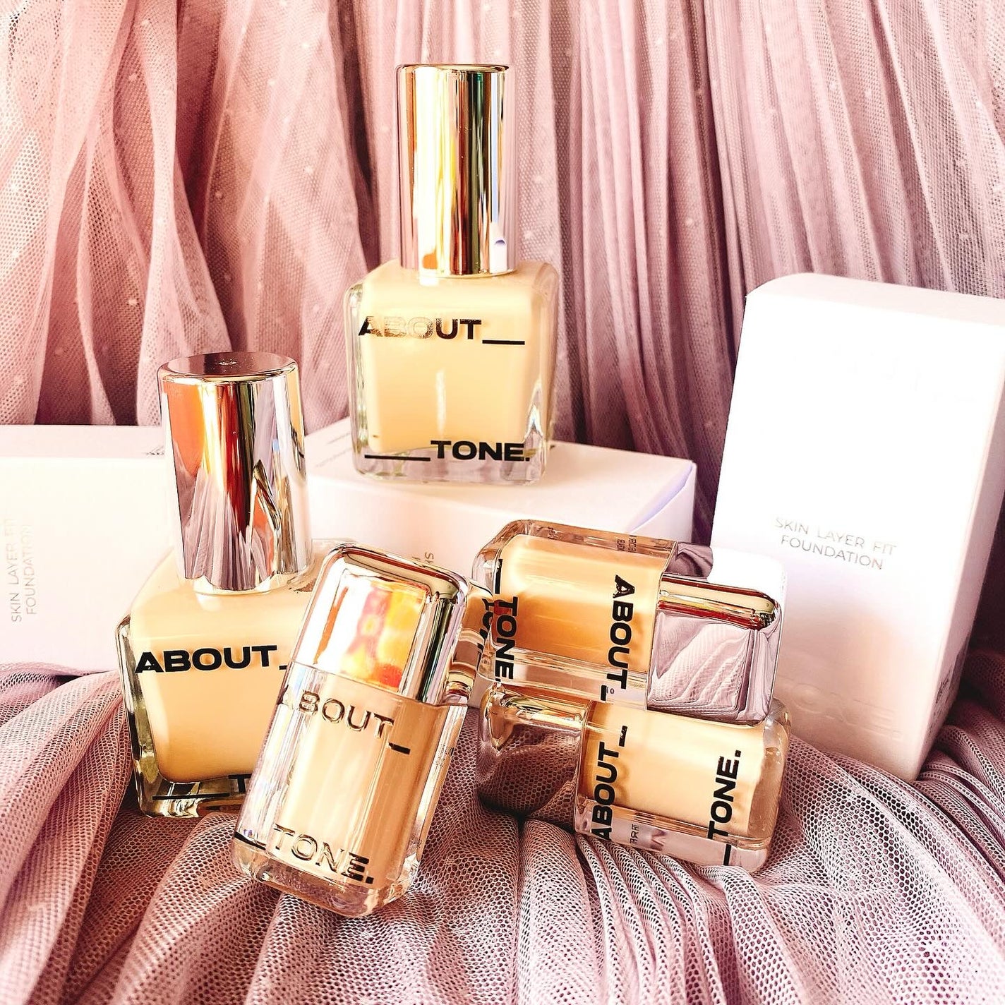 スキンレイヤーフィットファンデーション/ABOUT TONE/リキッドファンデーションを使ったクチコミ(1枚目)