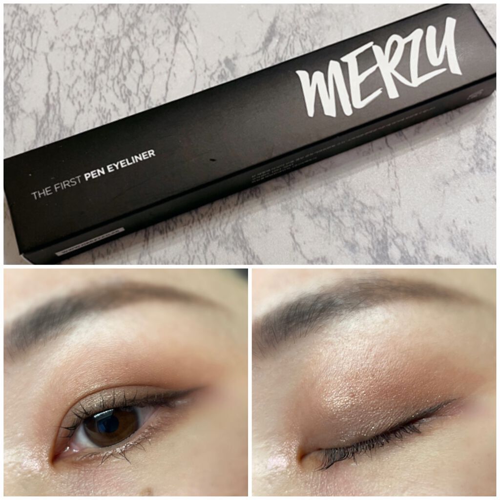 ザ ファースト ペンアイライナー P2.ブラウニー/MERZY/リキッドアイライナーを使ったクチコミ（1枚目）