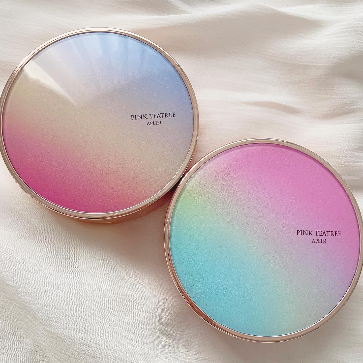 ピンクティーツリーカバークッション/APLIN/クッションファンデーションを使ったクチコミ（1枚目）