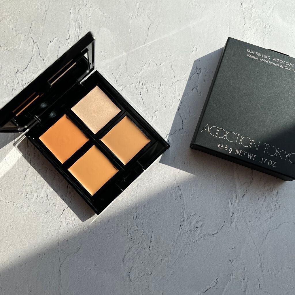 スキンリフレクト フレッシュ コンシーラー/ADDICTION/パレットコンシーラーを使ったクチコミ(1枚目)