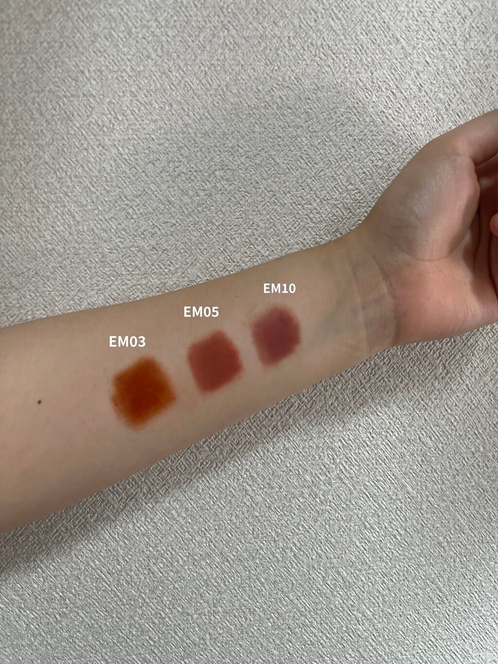 スーパーマットリップ&チークマッド/INTO U/口紅を使ったクチコミ(3枚目)