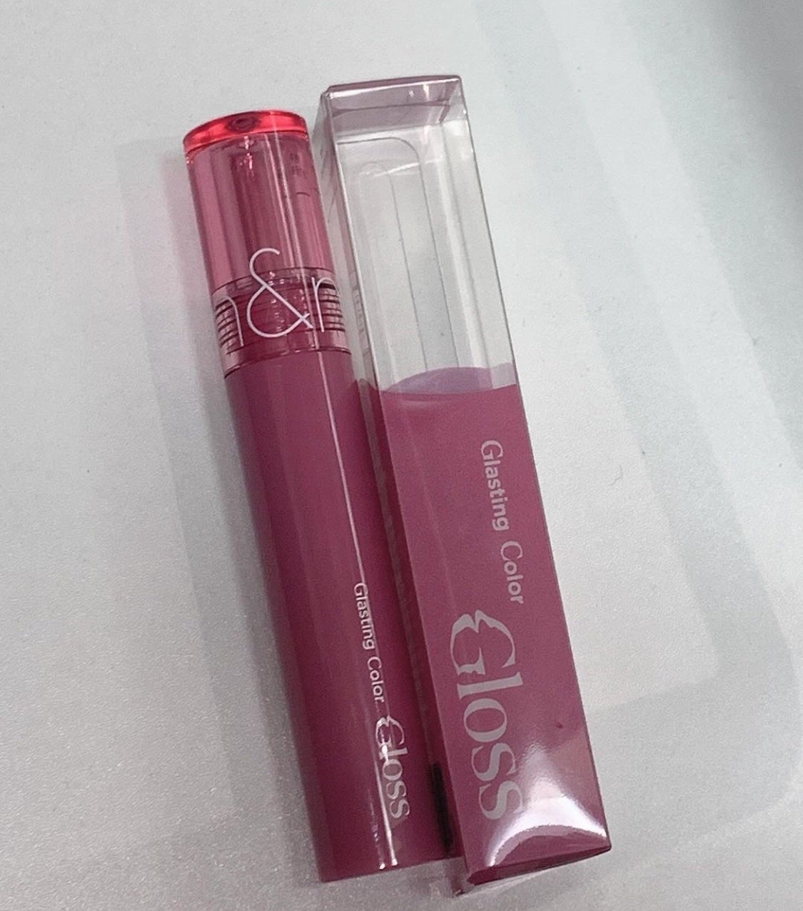 グラスティングカラーグロス/rom&nd/リップグロスを使ったクチコミ(3枚目)