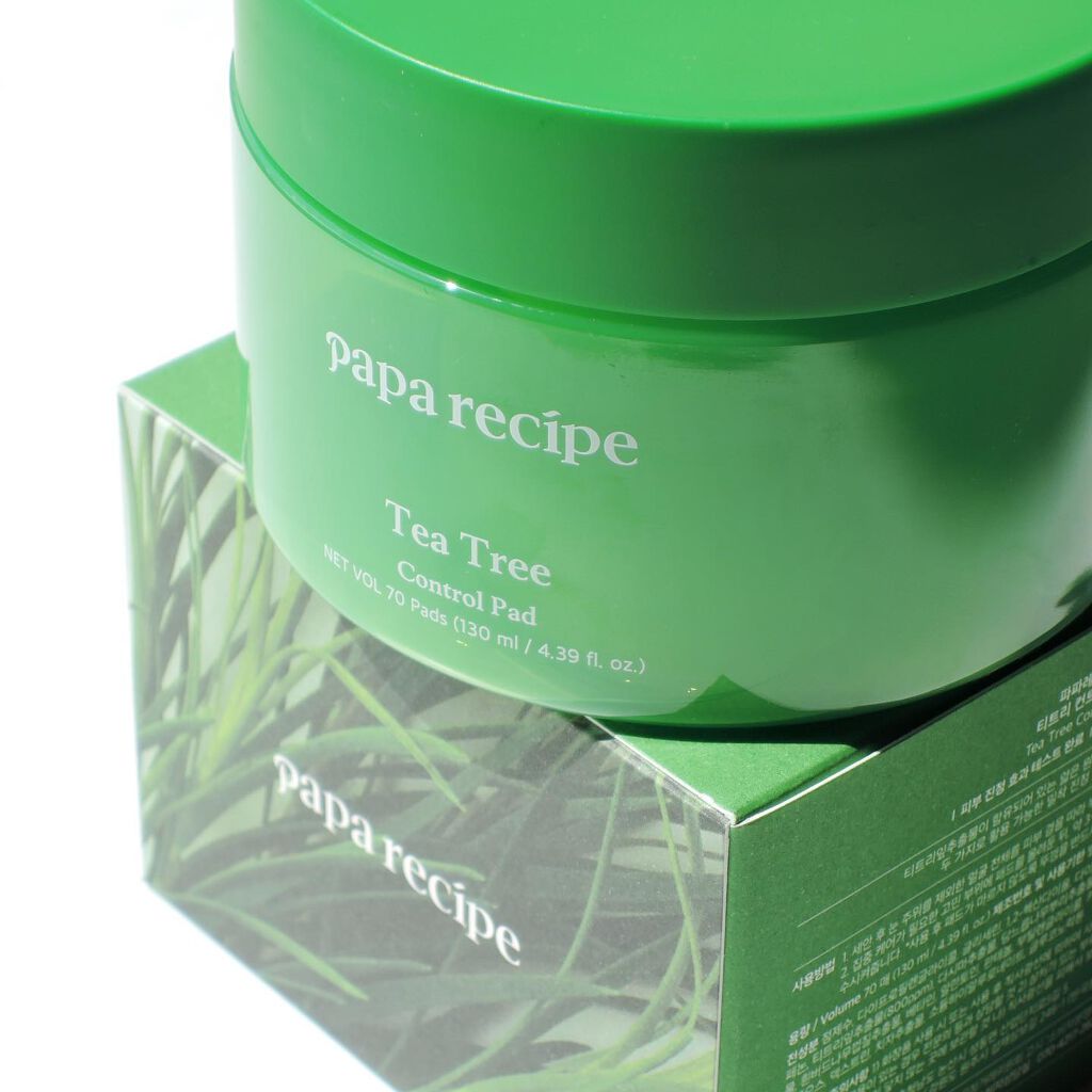 ティーツリーコントロールパッド/PAPA RECIPE/トナーパッドを使ったクチコミ（1枚目）