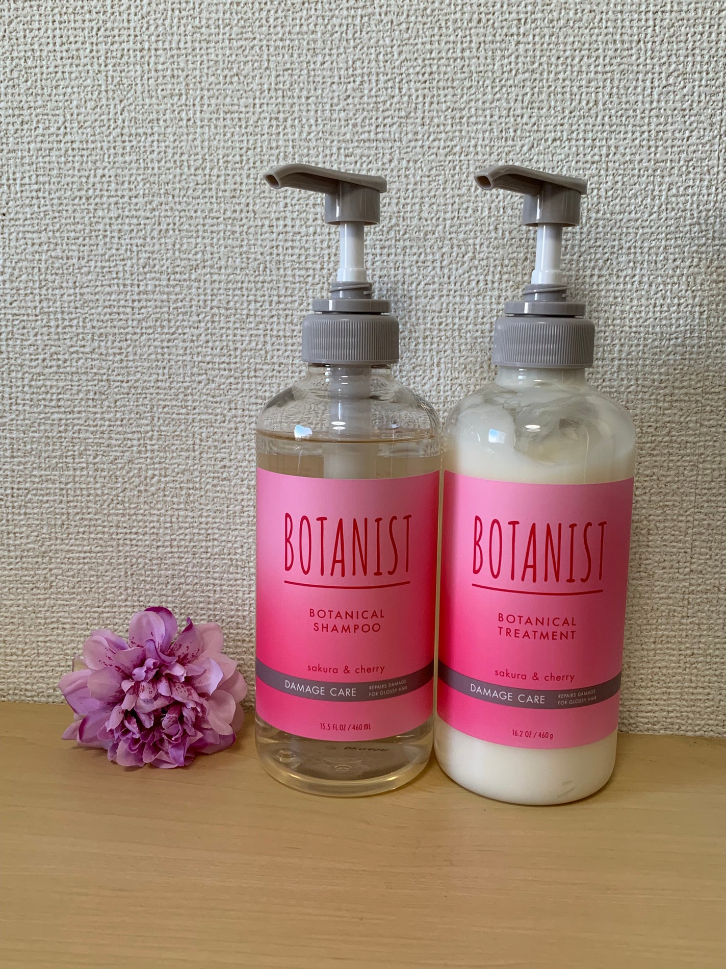 ボタニカルシャンプー/トリートメント (ダメージケア) サクラ&チェリーの香り/BOTANIST/シャンプー・コンディショナーを使ったクチコミ(1枚目)
