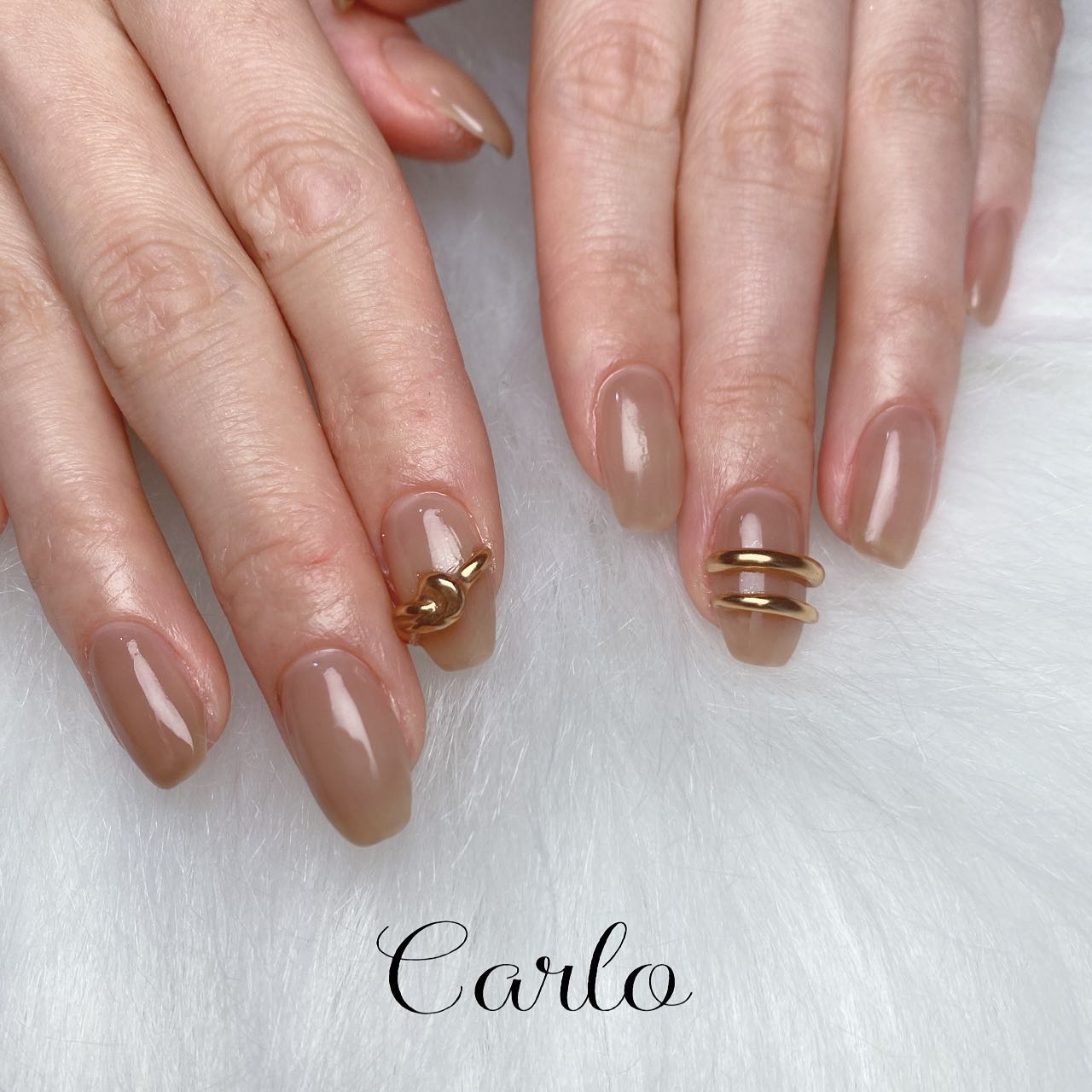 YUKA on LIPS 「【リングネイル】所沢市ネイルサロン|Carlo.シンプルワンカ..」(1枚目)