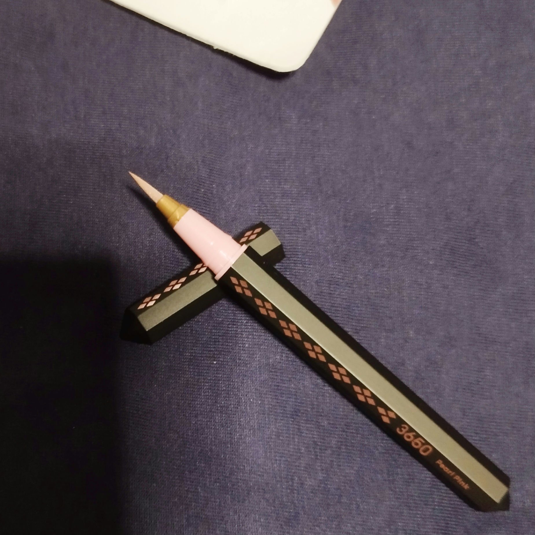 リキッドアイライナー  パールピンク(Pearl Pink)/3650/リキッドアイライナーを使ったクチコミ（1枚目）