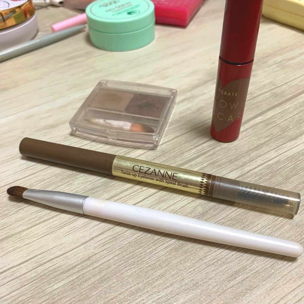 パウダーアイブロウR/CEZANNE/パウダーアイブロウを使ったクチコミ（1枚目）