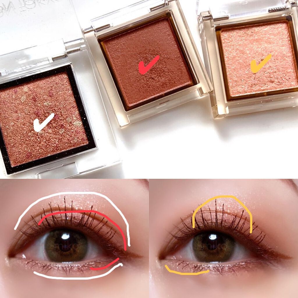 アイプランナー/excel/単色アイシャドウを使ったクチコミ(3枚目)