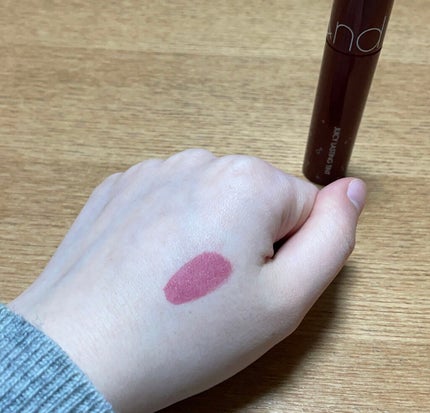 ジューシーラスティングティント/rom&nd/リップティントを使ったクチコミ(4枚目)