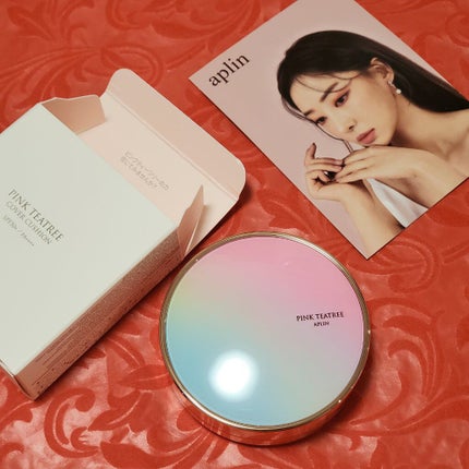 ピンクティーツリーカバークッション/APLIN/クッションファンデーションを使ったクチコミ(1枚目)