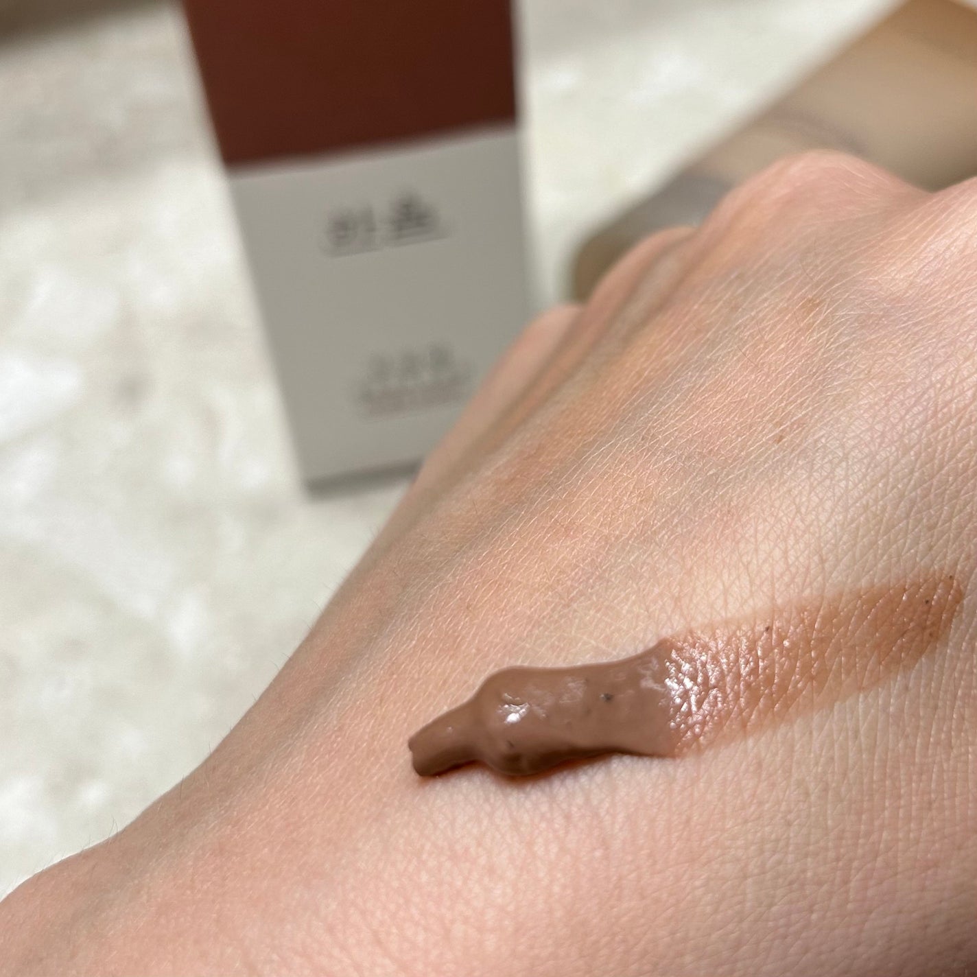 皮脂ごっそり毛穴パック/HANYUL(ハンユル)/洗い流すパック・マスクを使ったクチコミ(2枚目)