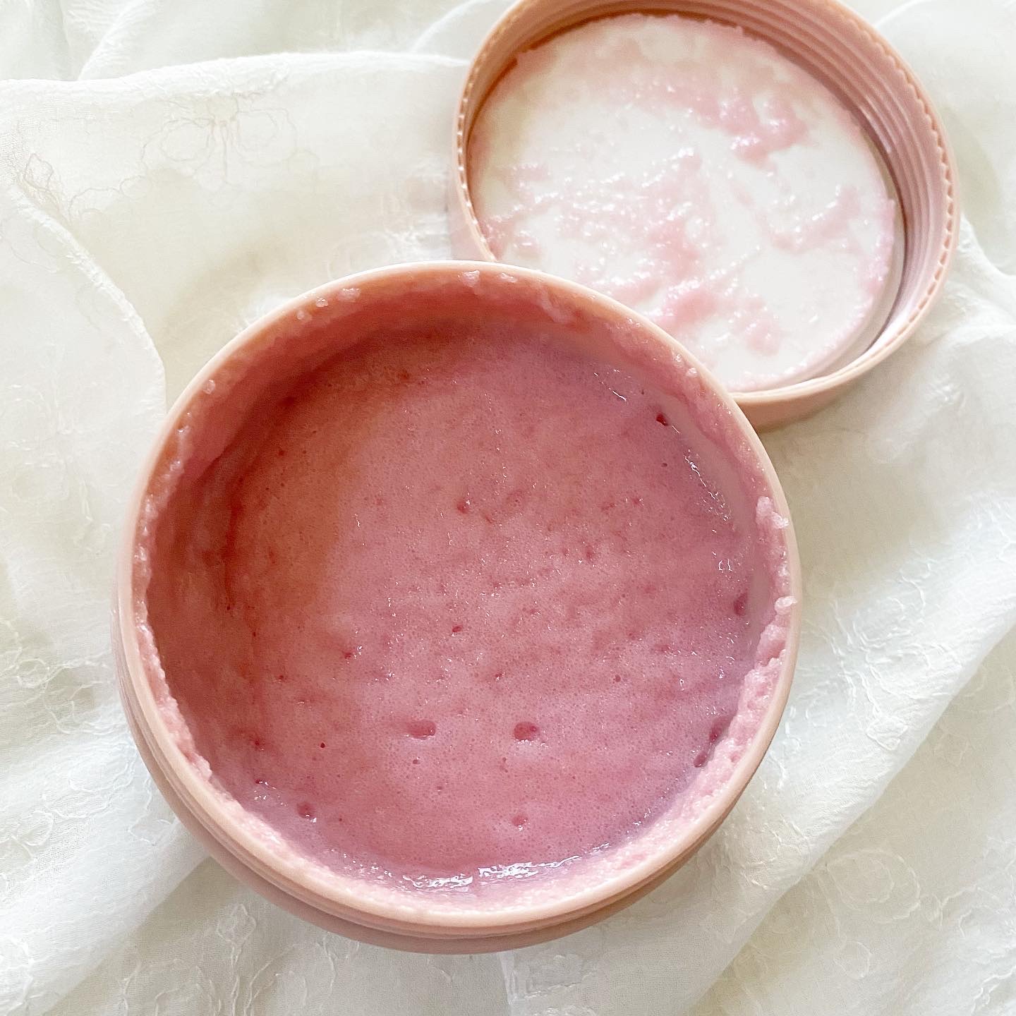 Q+Me スウィート ボム タラソ スクラブ/AGARISM/バスト・ヒップケアを使ったクチコミ（2枚目）