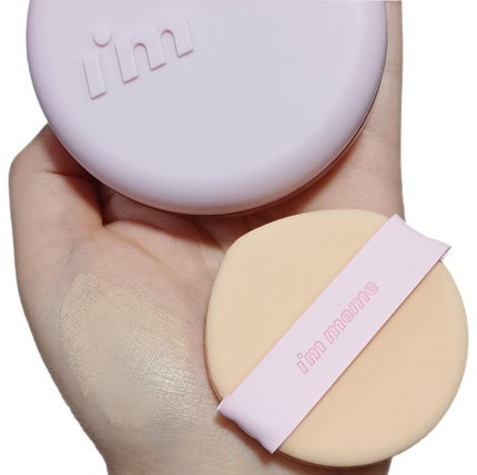 ワンダーベルベットラスティングクッション/i’m meme/クッションファンデーションを使ったクチコミ(3枚目)