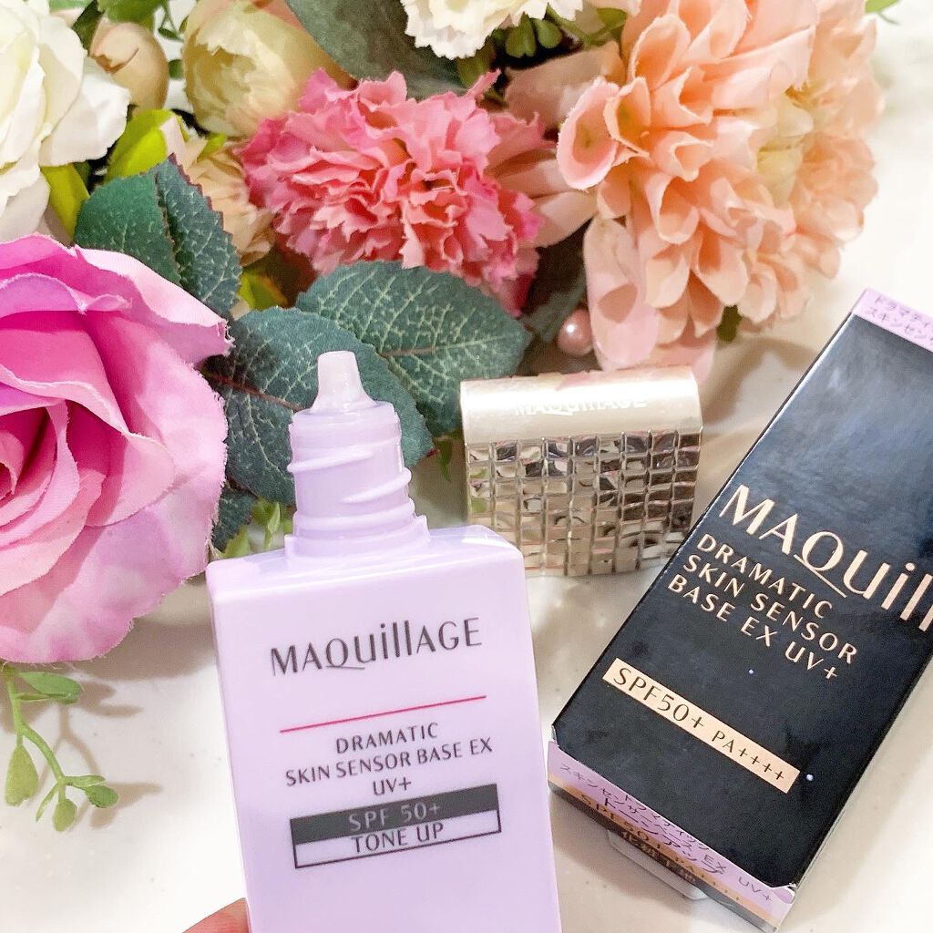 ドラマティックスキンセンサーベース EX UV+ トーンアップ/マキアージュ/化粧下地を使ったクチコミ（2枚目）